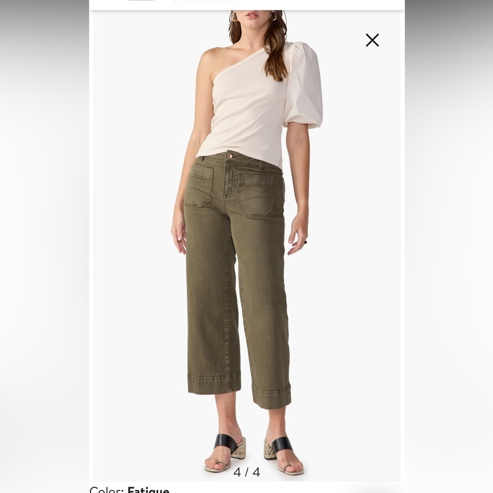 Sanctuary The Marine Crop Denim Pants size 25